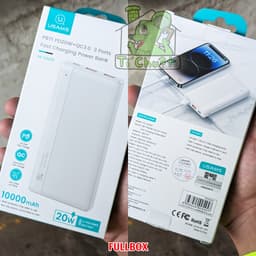 [Chính Hãng] Pin Sạc Dự Phòng USAMS US-CD203 10.000mAh 20W PD+QC3.0 3 Cổng Sạc Siêu Mỏng 2