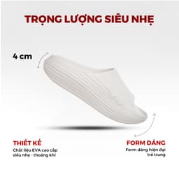 [EMOZI] AVIWIN Dép Bánh Mì Nam Nữ Emozi Đúc EVA Nguyên Khối, Chống Trơn, Nhẹ, Êm, Thời Trang 6