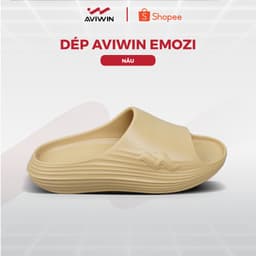 [EMOZI] AVIWIN Dép Bánh Mì Nam Nữ Emozi Đúc EVA Nguyên Khối, Chống Trơn, Nhẹ, Êm, Thời Trang 4