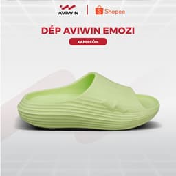 [EMOZI] AVIWIN Dép Bánh Mì Nam Nữ Emozi Đúc EVA Nguyên Khối, Chống Trơn, Nhẹ, Êm, Thời Trang 3