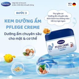 Kem dưỡng da cho bé Bubchen Chăm Sóc Chuyên Sâu Cho Mặt Và Cơ Thể 75ml 2