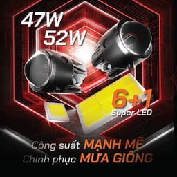 Bi Gầm Aozoom ANT Fog Light 2.0 inch 1 chế độ màu, 3 chế độ màu, chống nước IP 68, hàng chính hãng 6