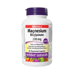 { HÀNG TEM NHẬP KHẨU } Magie Magnesium 200mg Webber Naturals 3