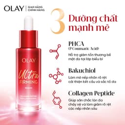 [KOL] [LS] Combo Kem Dưỡng Ẩm OLAY Super Collagen Peptides 45G + Serum OLAY Ultra Firming 30ML 8