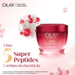 [KOL] [LS] Combo Kem Dưỡng Ẩm OLAY Super Collagen Peptides 45G + Serum OLAY Ultra Firming 30ML 7
