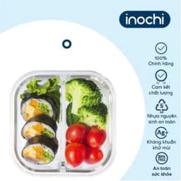 Hộp Thủy Tinh Vuông Inochi – Nikko Cao Cấp | Kín Hơi – Chịu Nhiệt Tốt – Bảo Quản Thực Phẩm An Toàn 6
