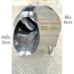 Máy Thái Chuối TOÀN BỘ INOX 201 Động Cơ 1,5kW - Mẫu Máy Cửa Đứng INOX . Máy 2 Chức Năng : Băm Rau Bèo , Cỏ Voi 2