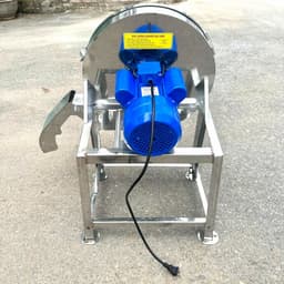 Máy Thái Chuối TOÀN BỘ INOX 201 Động Cơ 1,5kW - Mẫu Máy Cửa Ngang INOX Thái Chuối Mịn : Băm Rau Bèo , Cỏ Voi 4