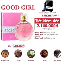 Nước hoa nữ Good Girl 60ml - NGỌT NGÀO, QUYẾN RŨ - Cam kết chính hãng 4
