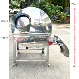 Máy Thái Chuối TOÀN BỘ INOX 201 Động Cơ 1,5kW - Mẫu Máy Cửa Ngang INOX Thái Chuối Mịn : Băm Rau Bèo , Cỏ Voi 2