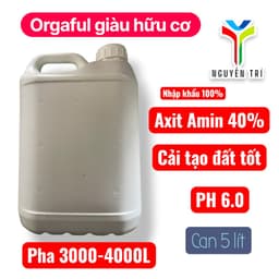 Phân bón hữu cơ ORGANFUL (Tây Ban Nha) - Kích thích ra rễ, phục hồi cây, cải tạo đất, Can 5 lít 2