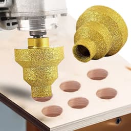 Mũi Khoan Hồ Lô 3 Bước Gắn Máy Cắt Cầm Tay Đầu Mài Khoét Lỗ - Khoan Đá, Khoan Gạch Men Đa Năng 20-35-50mm 5
