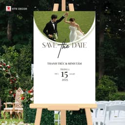 ( HỎA TỐC) Bảng welcome đám cưới kí tên đám cưới THIẾT KẾ THEO YÊU CẦU Bảng cổng đám cưới HTN DECOR 5
