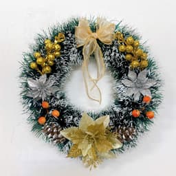 5 Cành sung nhũ trang trí oản tài lộc , trang trí noel giỏ quà tết, trang trí noel 9