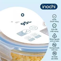 Hộp Thủy Tinh Tròn Inochi – Nikko Cao Cấp | Kín Hơi – Chịu Nhiệt Tốt – Bảo Quản Thực Phẩm An Toàn 9