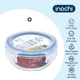 Hộp Thủy Tinh Tròn Inochi – Nikko Cao Cấp | Kín Hơi – Chịu Nhiệt Tốt – Bảo Quản Thực Phẩm An Toàn 6