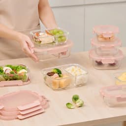 Hộp Thủy Tinh Chữ Nhật Nikko Pure Inochi |Nắp Kín Hơi – Chịu Nhiệt Tốt –Mang Cơm Văn Phòng Tiện Lợi 8