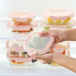 Hộp Thủy Tinh Vuông Nikko Pure Inochi |Nắp Kín Hơi – Chịu Nhiệt Tốt – Mang Cơm Văn Phòng Tiện Lợi 2