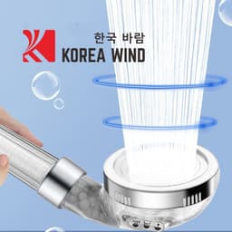 [Tặng Kèm 3 Lõi Lọc  ] Vòi Sen Tắm Tăng Áp Kèm 3 Lõi Lọc , vòi sen bông PP, hạt ion âm lọc nước home 2