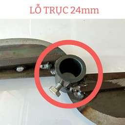 Lưỡi dao máy băm chuối mịn làm từ nhíp ô tô sắc bén. Băm nguyên cây . Trục 24mm. Lắp Cho Máy 1,1 - 1,5 - 2 - 3kW 2