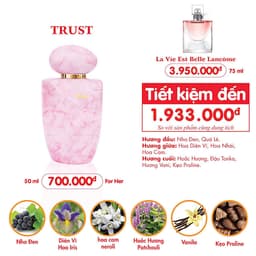 Nước hoa nữ Trust - NGỌT NGÀO, TƯƠI TRẺ (100ML) - Mẫu mới 4