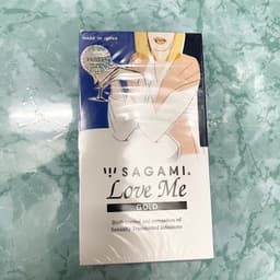 Bao cao su Sagami LoveMe Gold, Thiết kế kiểu truyền thống, nhiều gel, Hộp 10 chiếc 9