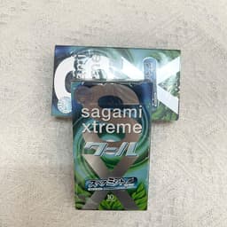Bao cao su Sagami Xtreme Spearmint, hương bạc hà mát lạnh, kéo dài thời gian, Hộp 10 cái 7