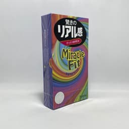 Bao cao su Sagami Miracle Fit, Thiết kế 3D siêu mỏng, Size nhỏ,  Ôm khít, Hộp 10 cái 8