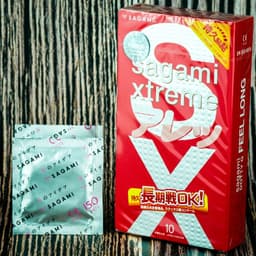 Bao Cao Su Sagami Xtreme Feel Long, Thiết kế siêu mỏng, gân gai nhỏ, truyền nhiệt nhanh, Hộp 10 cái 5