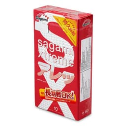 Bao Cao Su Sagami Xtreme Feel Long, Thiết kế siêu mỏng, gân gai nhỏ, truyền nhiệt nhanh, Hộp 10 cái 6