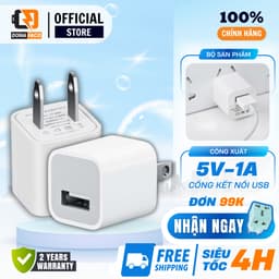 Củ Sạc Donafaco 5V-1A Chính Hãng – Sạc An Toàn, Nhỏ Gọn, Tương Thích Đa Thiết Bị 1