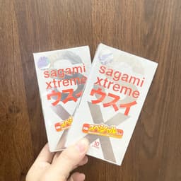 Bao cao su Sagami Xtreme SuperThin, Thiết kế siêu mỏng, co giãn tạo cảm giác chân thật, Hộp 10 cái 8
