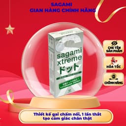 Bao Cao Su Sagami Xtreme White, Thiết kế siêu mỏng, Gân gai, truyền nhiệt nhanh, Hộp 10 cái 1
