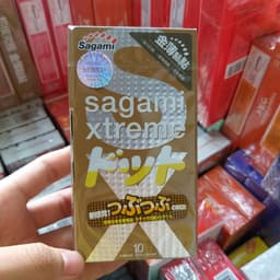 Bao cao su Sagami Xtreme Feel Up, Thiết kế siêu mỏng, có gân gai nhỏ, ôm sát, Hộp 10 cái 7