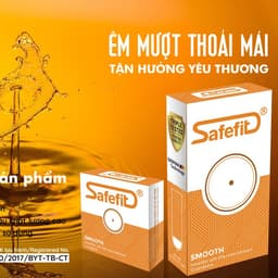 Bao cao su Safefit Smooth, Thiết kế siêu mỏng, kiểu truyền thống, ôm sát, nhiều gel bôi trơn hơn 6