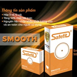 Bao cao su Safefit Smooth, Thiết kế siêu mỏng, kiểu truyền thống, ôm sát, nhiều gel bôi trơn hơn 7