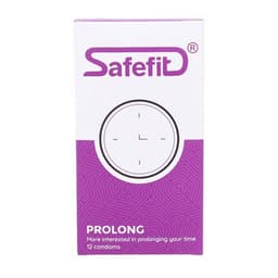 Bao cao su Safefit Prolong, Thiết kế siêu mỏng, co giãn tốt, kéo dài thời gian quan hệ, Hộp 3 - 12c 5