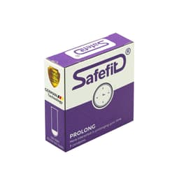 Bao cao su Safefit Prolong, Thiết kế siêu mỏng, co giãn tốt, kéo dài thời gian quan hệ, Hộp 3 - 12c 9