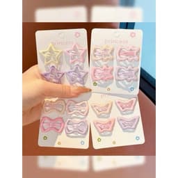 Túi 32 kẹp tách hình ngôi sao nhiều màu - Kẹp tóc cho bé gái siêu dễ thương xinh xắn 9