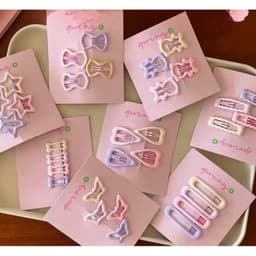 Túi 32 kẹp tách hình ngôi sao nhiều màu - Kẹp tóc cho bé gái siêu dễ thương xinh xắn 5