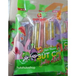 Túi Thạch Bút Chì Jelly Stick Gia Nhật Đủ Vị Trái Cây – Dẻo Ngon Mát Lạnh – Ăn Vặt Hot Trend | Hutohutoshop 6