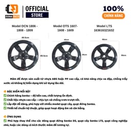 Mâm đế quạt senko thay thế cho quạt LTS1636, LTS1632, DTS1607, DTS1609, DCN1806, DCN1808 chính hãng 3