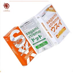 Bao Cao Su Sagami , Thiết kế siêu mỏng. gân gai, co giãn xuất xứ Nhật Bản 7