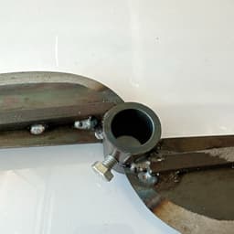 Lưỡi dao máy băm chuối mịn làm từ nhíp ô tô sắc bén. Băm nguyên cây . Trục 24mm. Lắp Cho Máy 1,1 - 1,5 - 2 - 3kW 7