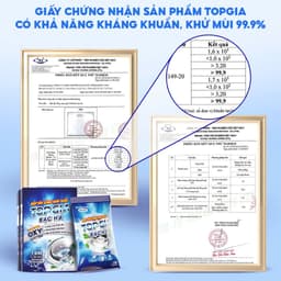 Bột Vệ Sinh Lồng Máy Giặt TopGia 125gr - Hiệu Quả Khử Mùi & Thanh Lọc Cặn Bẩn An Toàn cho Máy Giặt 3