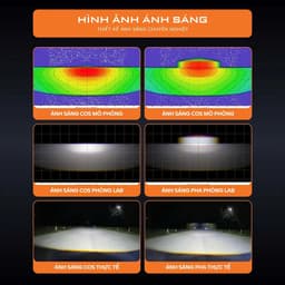 Bi Led trợ sáng Aozoom EX4 3.0 Inch công suất 60W-108W (±2W) bi cầu LED hàng chính hãng lỗi 1 đổi 1 trong vòng 3 năm 7