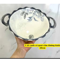 Bộ bát chén đĩa gốm sứ 30 chi tiết - hoa văn hoạ tiết Diệp Hồng bộ đồ ăn cao cấp sang trọng 4