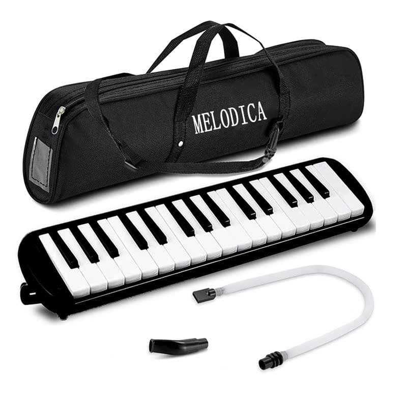(HÀNG LOẠI 1) Kèn melodica 32 phím, Kèn thổi hơi cho bé cảm thụ âm nhạc, Tặng kèm ống thổi, khăn lau