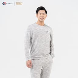 Áo nỉ nam cổ tròn DGCs - Vải co giãn và thấm hút mồ hôi tốt - WATBBB02M 5