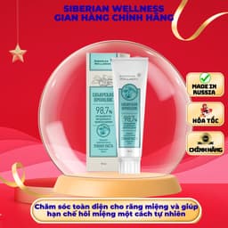 Kem đánh răng thảo dược Siberian Wellness, giúp hạn chế hôi miệng, chăm sóc răng miệng toàn diện - Tuýt 75 ml 1